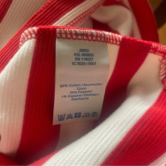 Boden Striped Sarah Ponte Top Ottoman Fabric - Size 8 - Picture 9 of 11